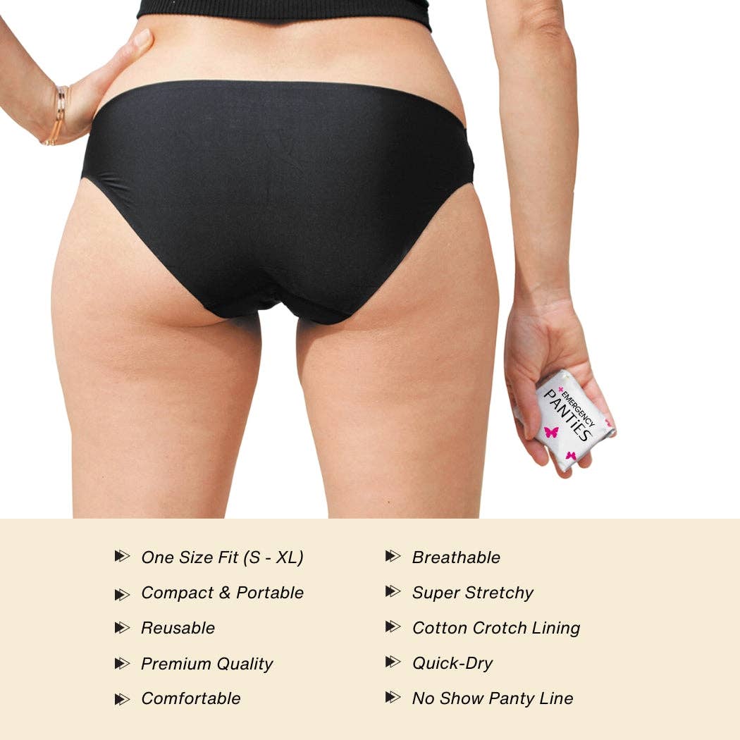 3in1 Kit = Panty + Wipe +Liner Travel & On-the-Go Essentials