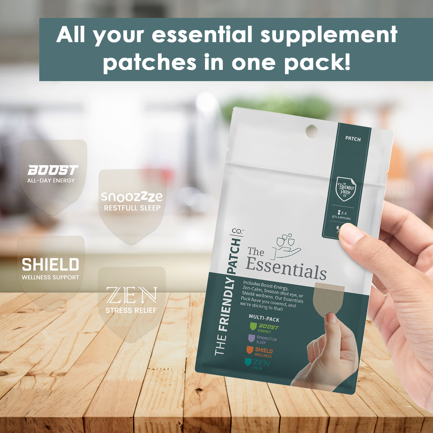 The Essentials Pack - 2 energy, 2 sleep, 2 stress, 2 immune