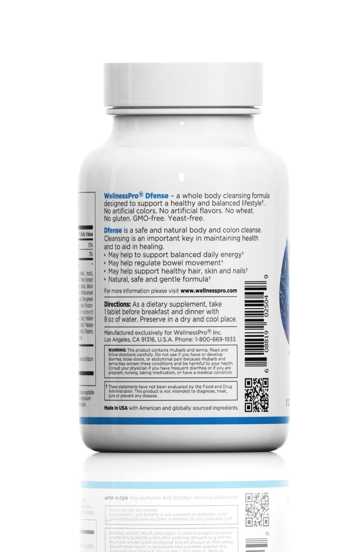 Body Detox Cleanse Dietary Supplement in 120 Tablets