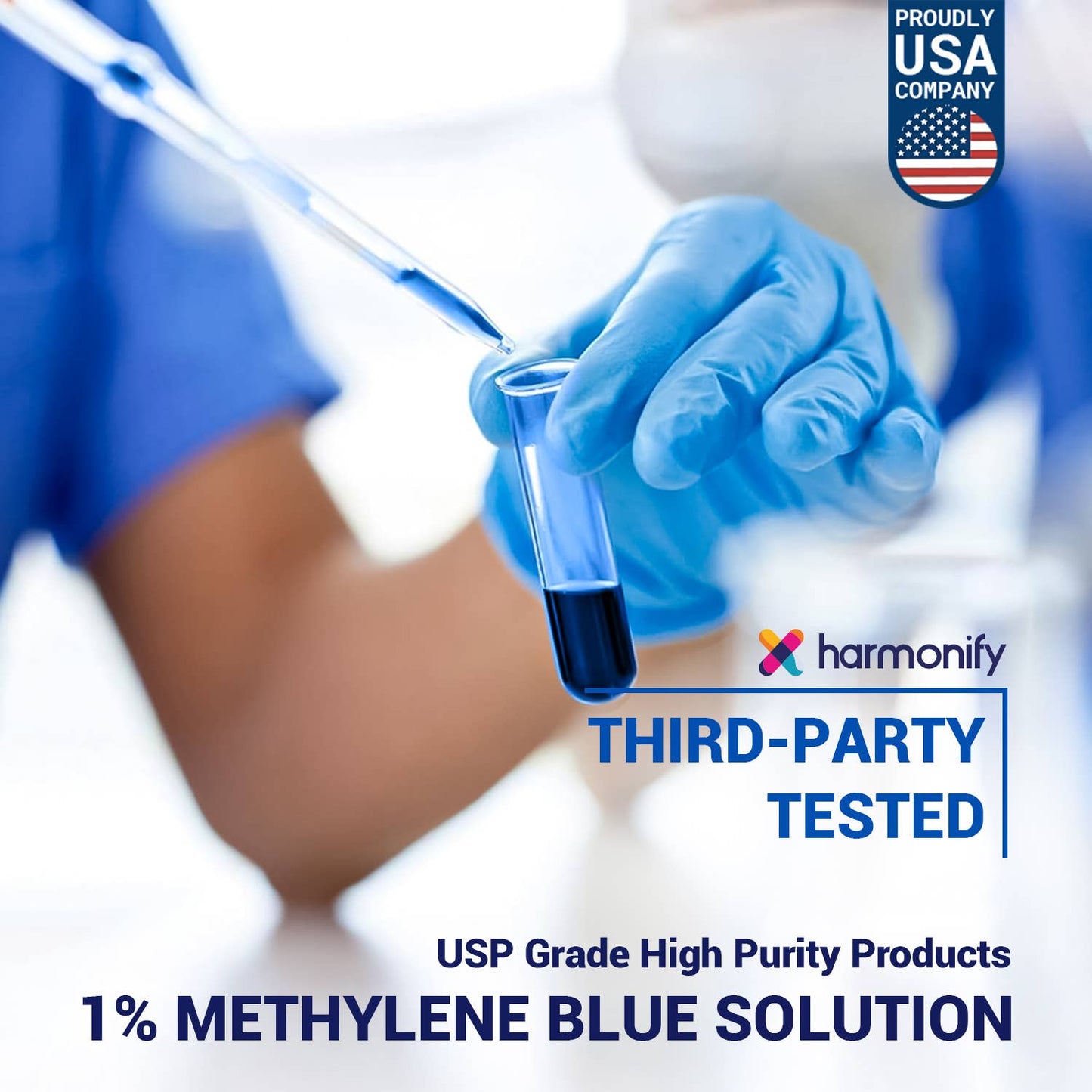HARMONIFY Methylene Blue 50 ML (1.69 FL OZ) USP Grade %1