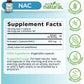 Why Not Natural NAC Supplement 600 mg, n-Acetyl cysteine Capsules