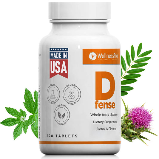 Body Detox Cleanse Dietary Supplement in 120 Tablets